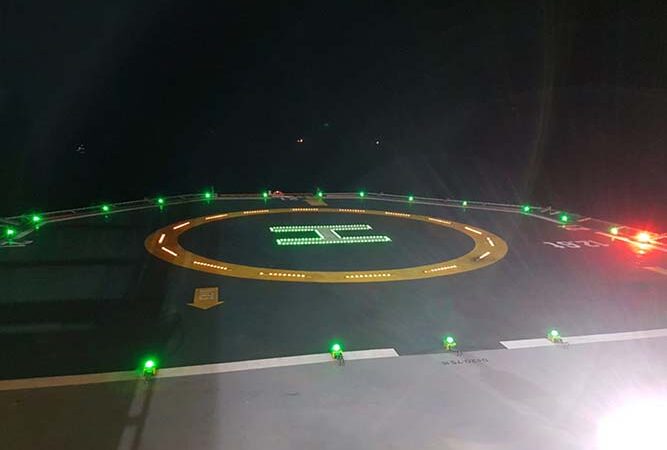 Heliport HA ASPSL Circle And H Systems