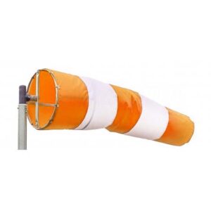 Windsock orange white