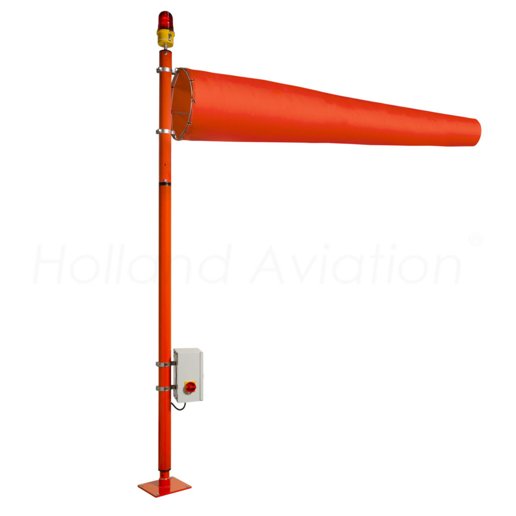 L806 style FAA Windsock installation Holland Aviation