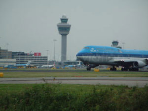 Airport landing strip with windsocks from Holland Aviation.