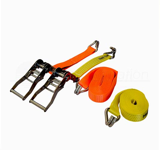 Tie down straps 3000KG and 5000KG yellow is 3000kg and orange is 5000kg
