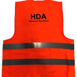HA-HDA safety vest for good visibility.