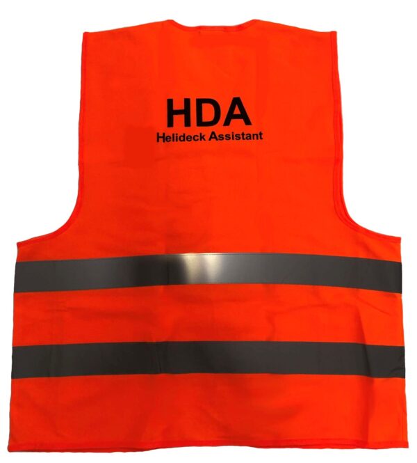 HA-HDA safety vest for good visibility.